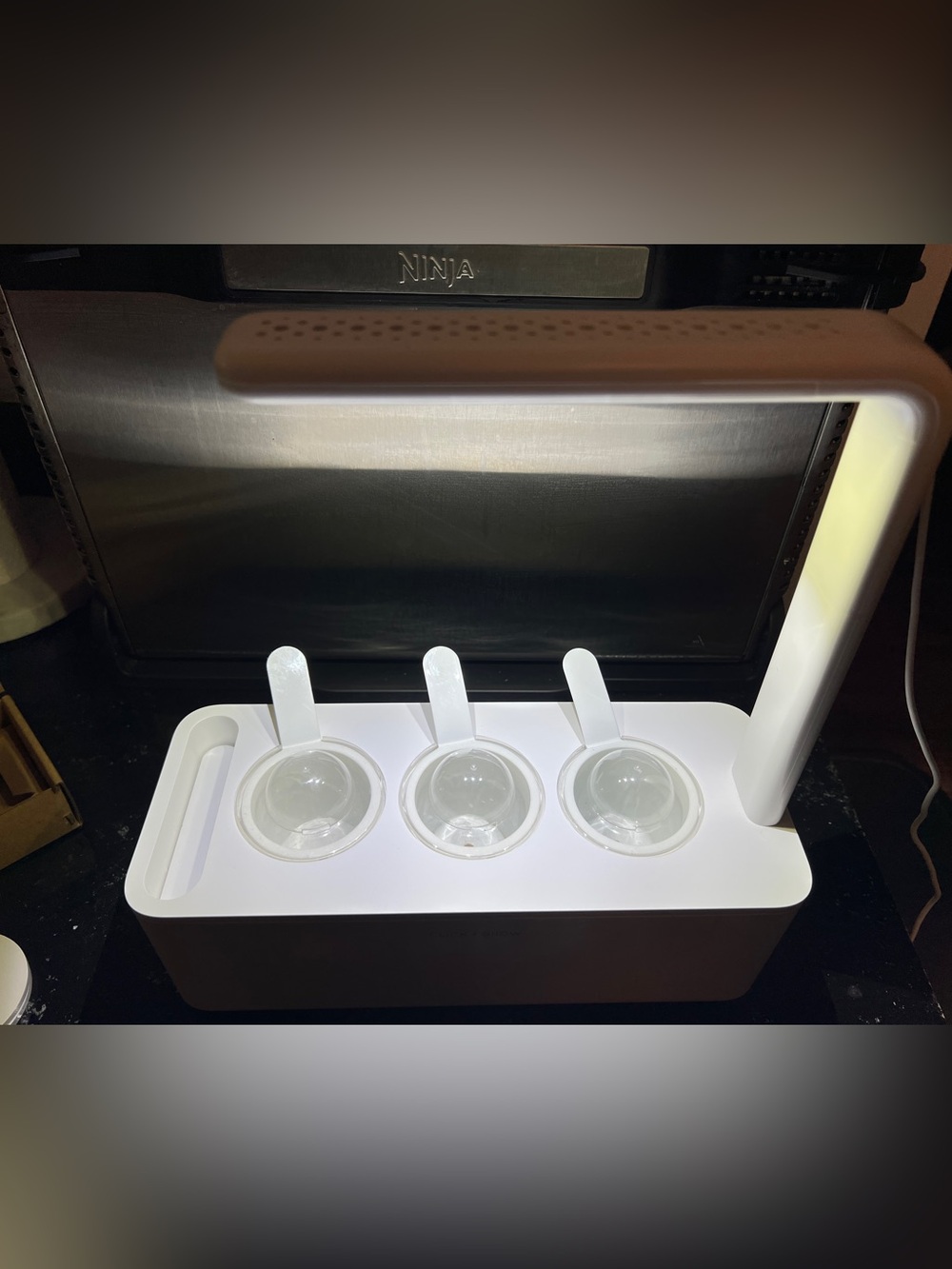 Gently used smart garden Click and Grow three plant system!